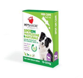 Spot On Protezione Naturale con Olio di Neem Biologico per cane di taglia Media